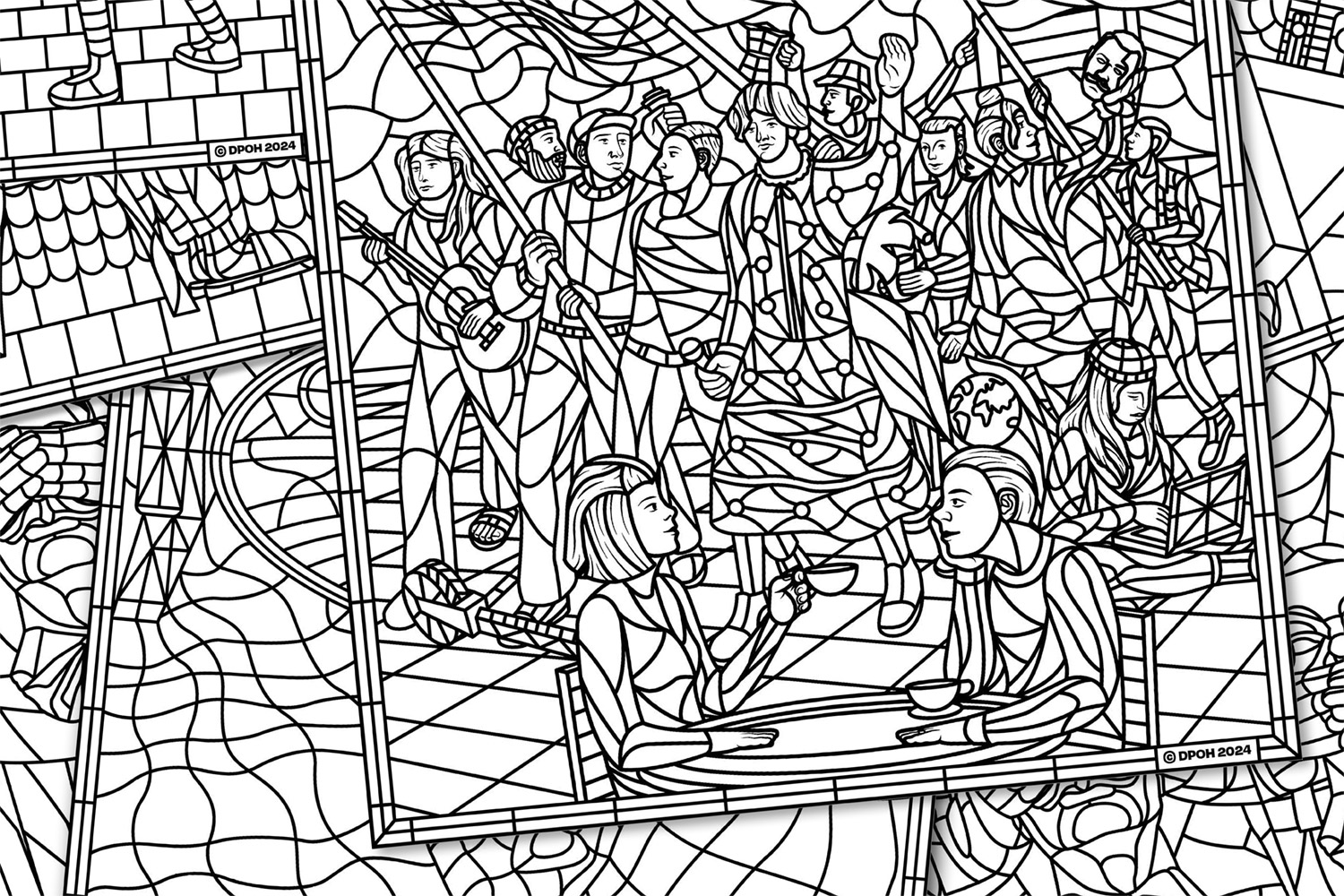 Antistresové omaľovánky divadelnej sezóny 23/24