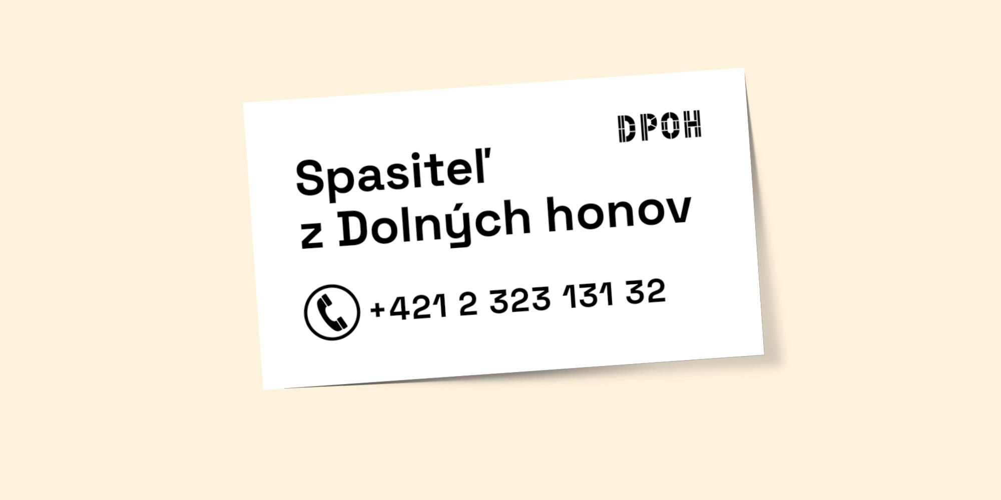 Čakáte. Spasiteľa? Zavolajte!